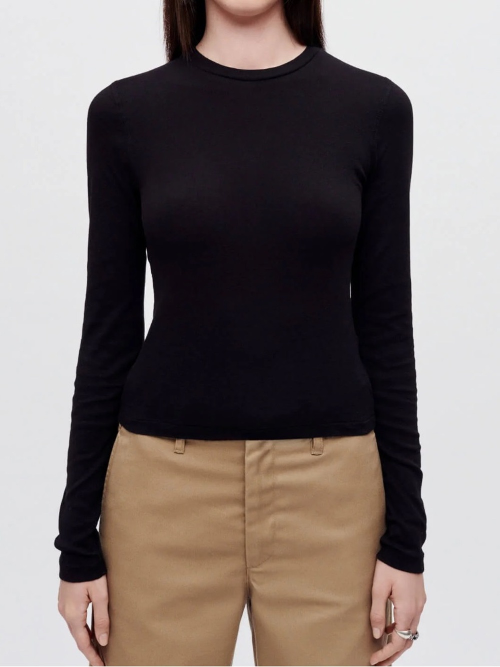 Re/Done x Hanes long sleeve t-shirt